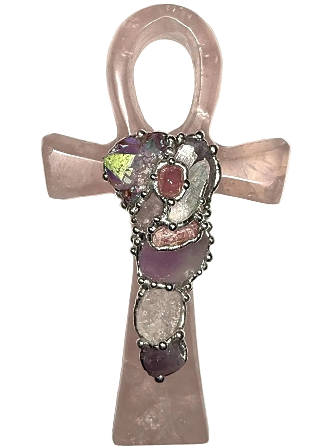 Rose Quartz Ankh