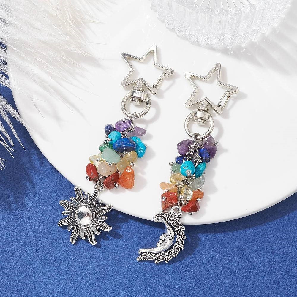 Celestial Chakra Bag Clip Set