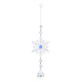 Snowflake Glass Suncatcher