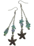 Water Starfish Earrings