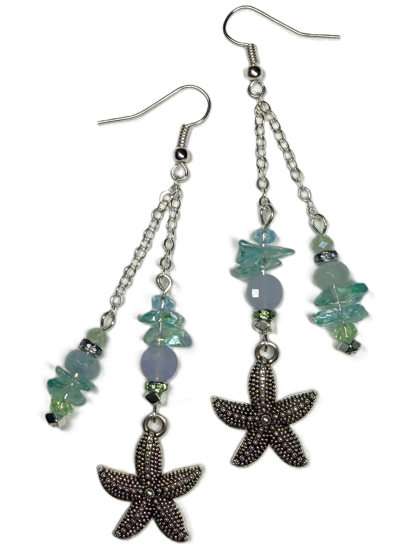 Water Starfish Earrings