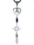 Love Beaded Charm Necklace