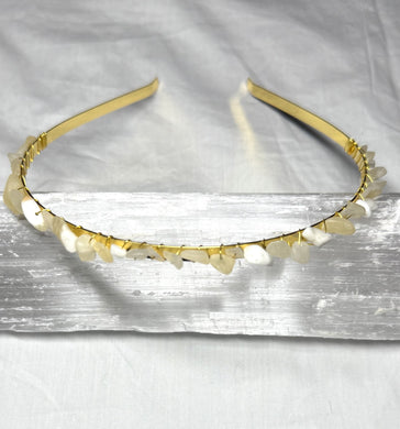 White Moonstone Hair Bands