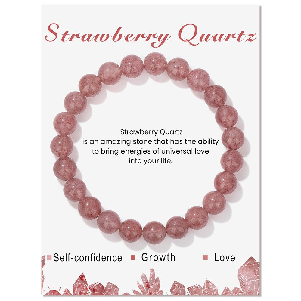 Strawberry Quartz Bracelet