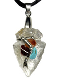Red Arrow Arrowhead Pendant