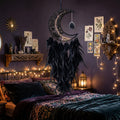 Black Obsidian Tree Moon Mandala