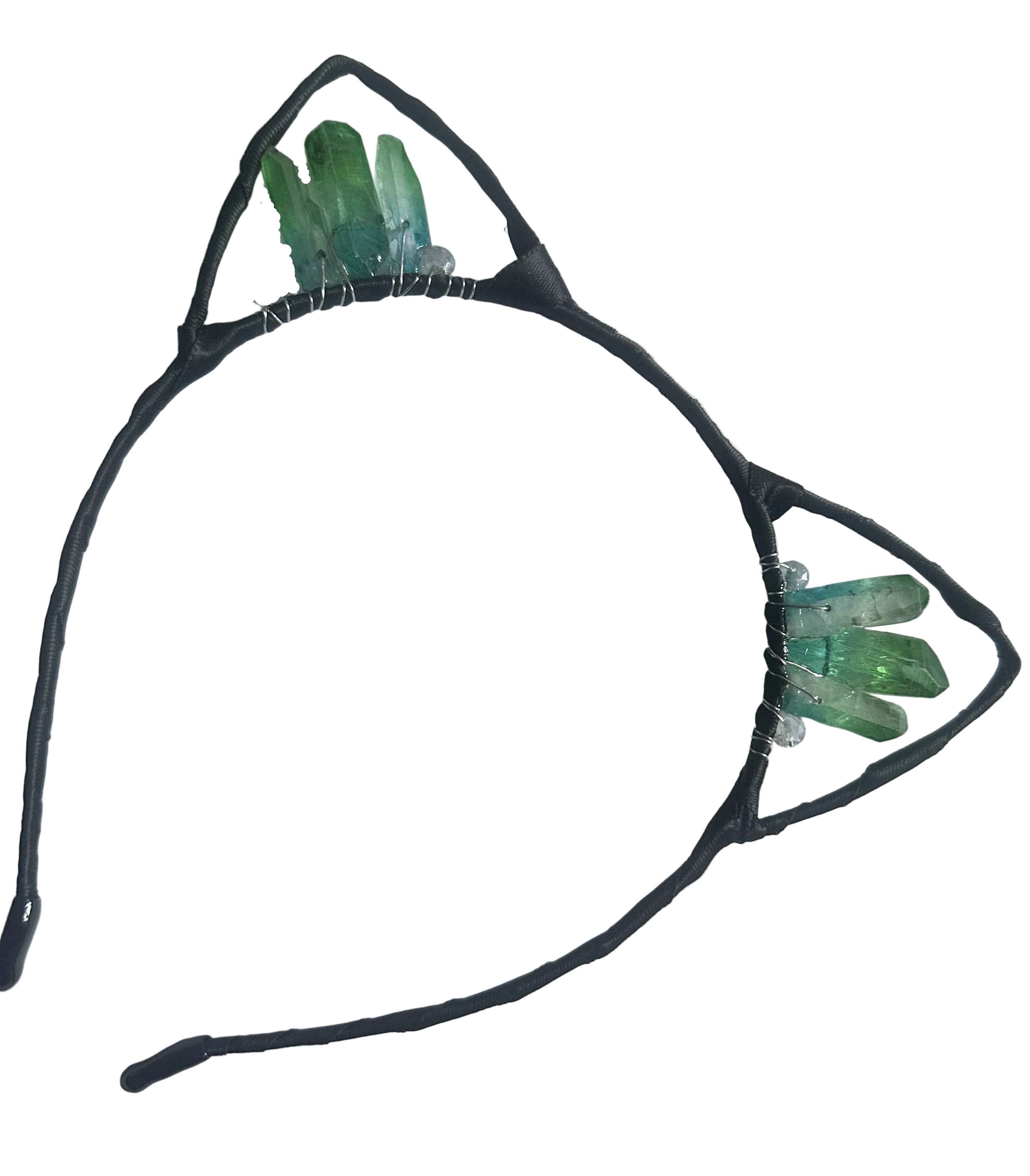 Blue and Green Aura Cat Ears