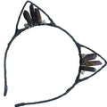 Purple Gold Cat Ears