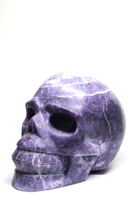 Lepidolite Skull 2