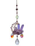 Amethyst Moon Suncatcher