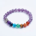Amethyst Buddha Chakra Bracelet