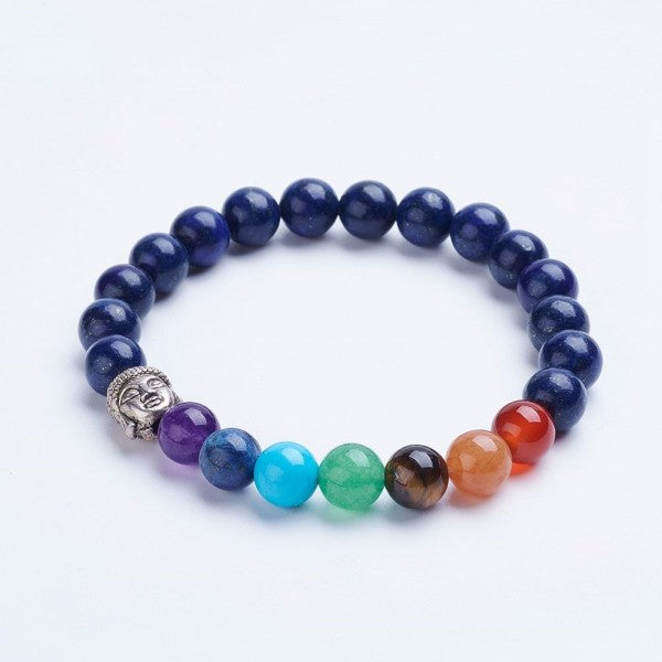 Lapis Buddha Chakra Bracelet