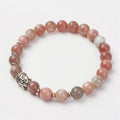 Cream Moonstone Stretch Bracelet