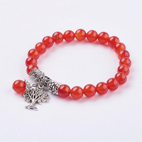 Carnelian Tree Bracelet