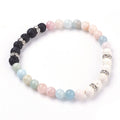 Morganite 6mm Fancy Bracelet