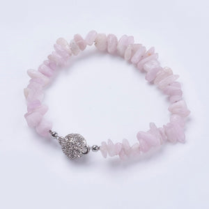 Morganite Chip Bracelet