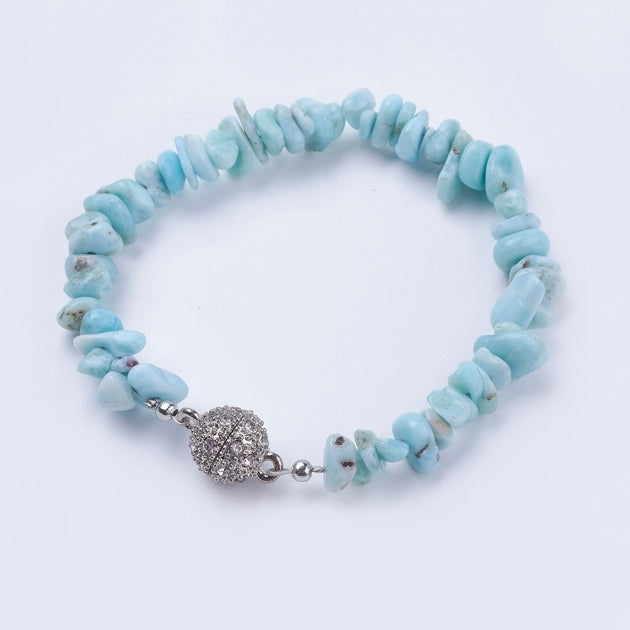 Larimar Chip Bracelet
