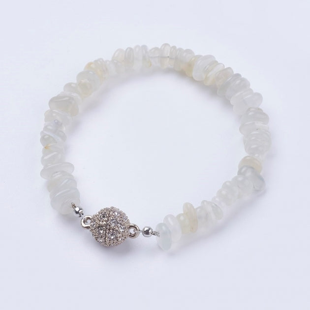 Moonstone Chip Bracelet