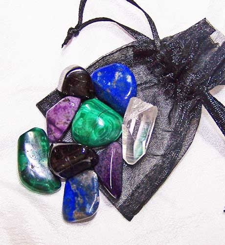 Positive Thoughts Medicine Stone Pouch