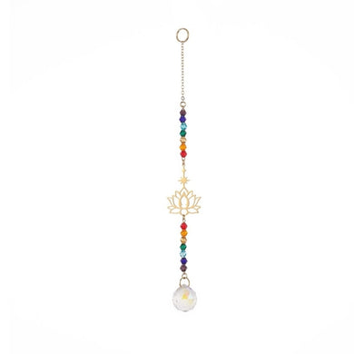 Lotus Chakra Ball Suncatcher