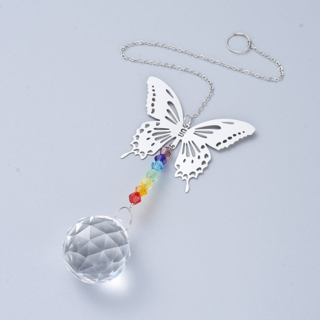 Chakra Butterfly Ball Lightcatcher