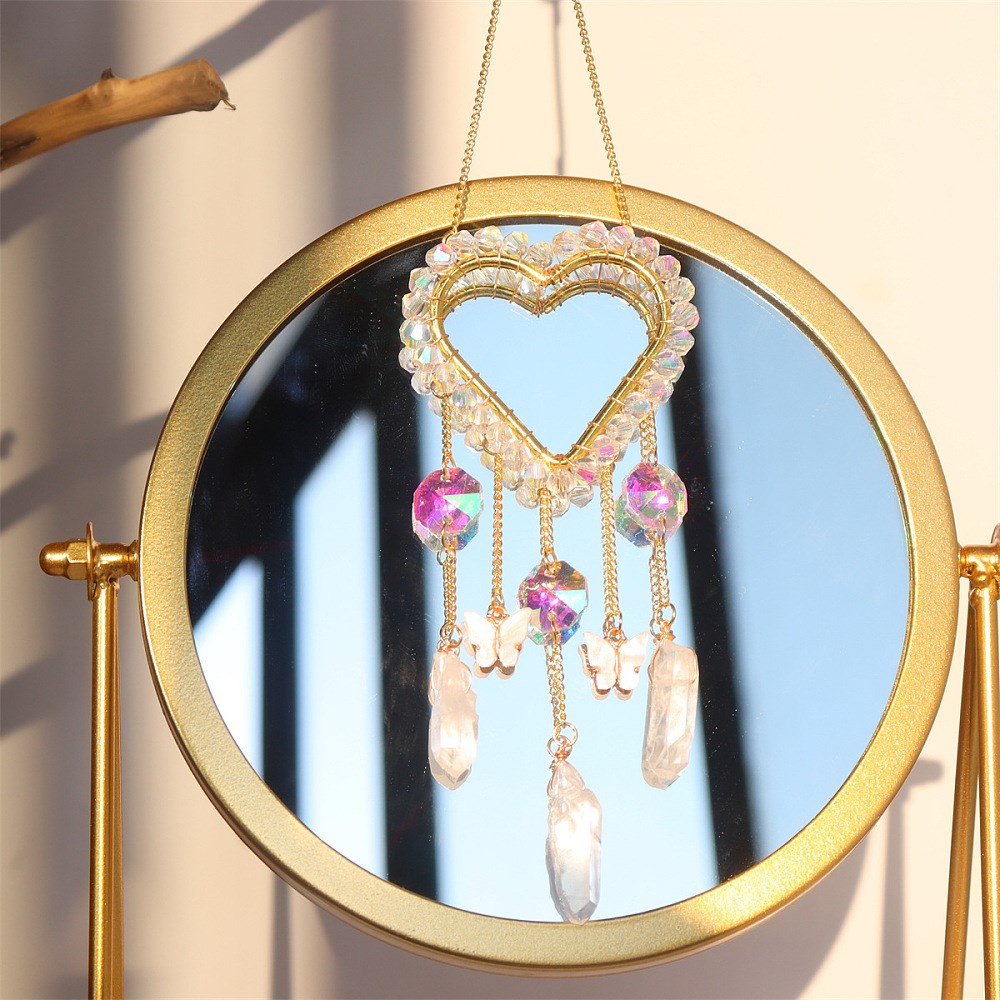 Clear Heart Suncatcher