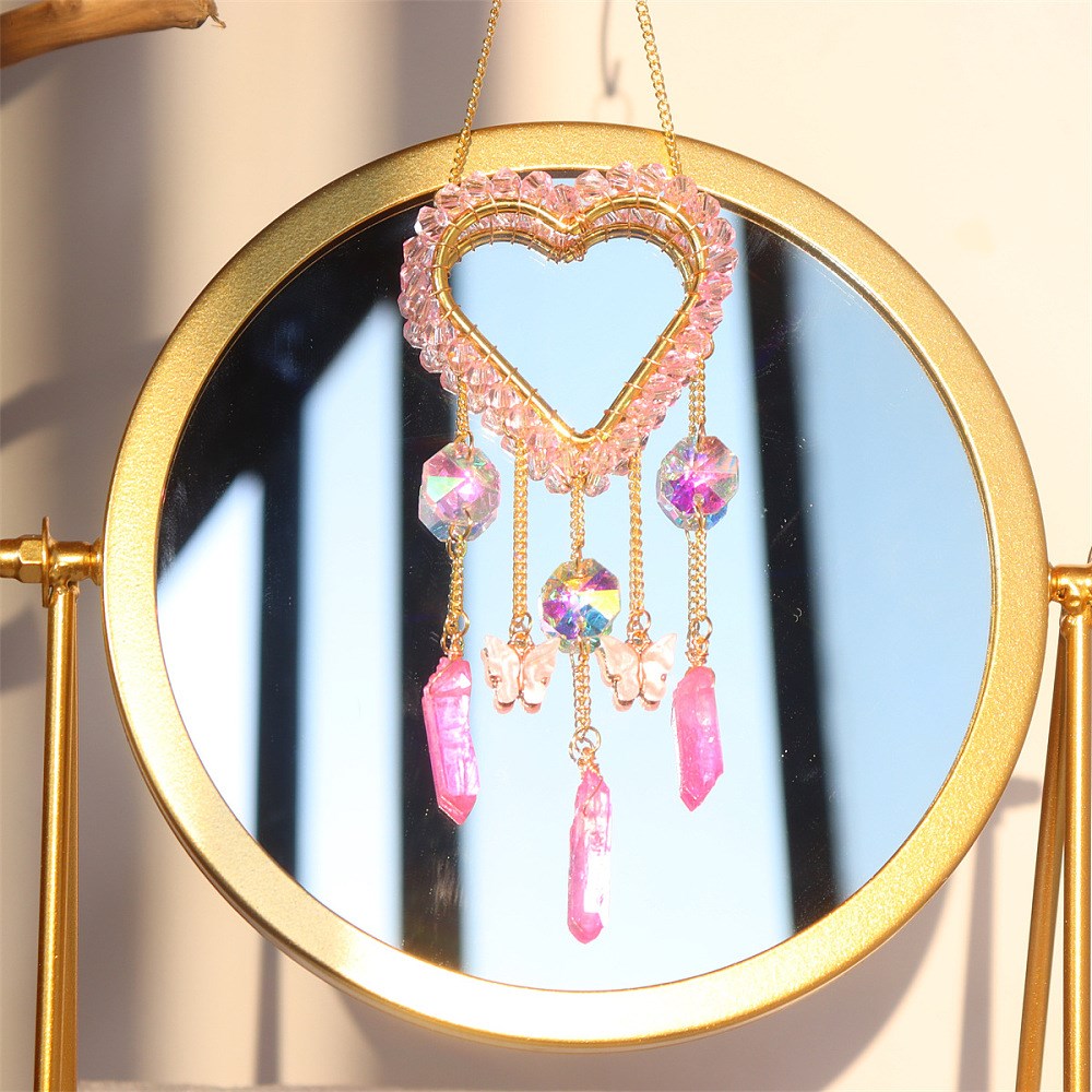 Lavender Heart Suncatcher