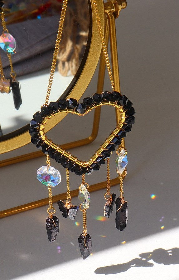 Black Heart Suncatcher