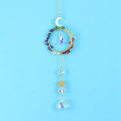 Chakra Circle Star Moon Suncatcher