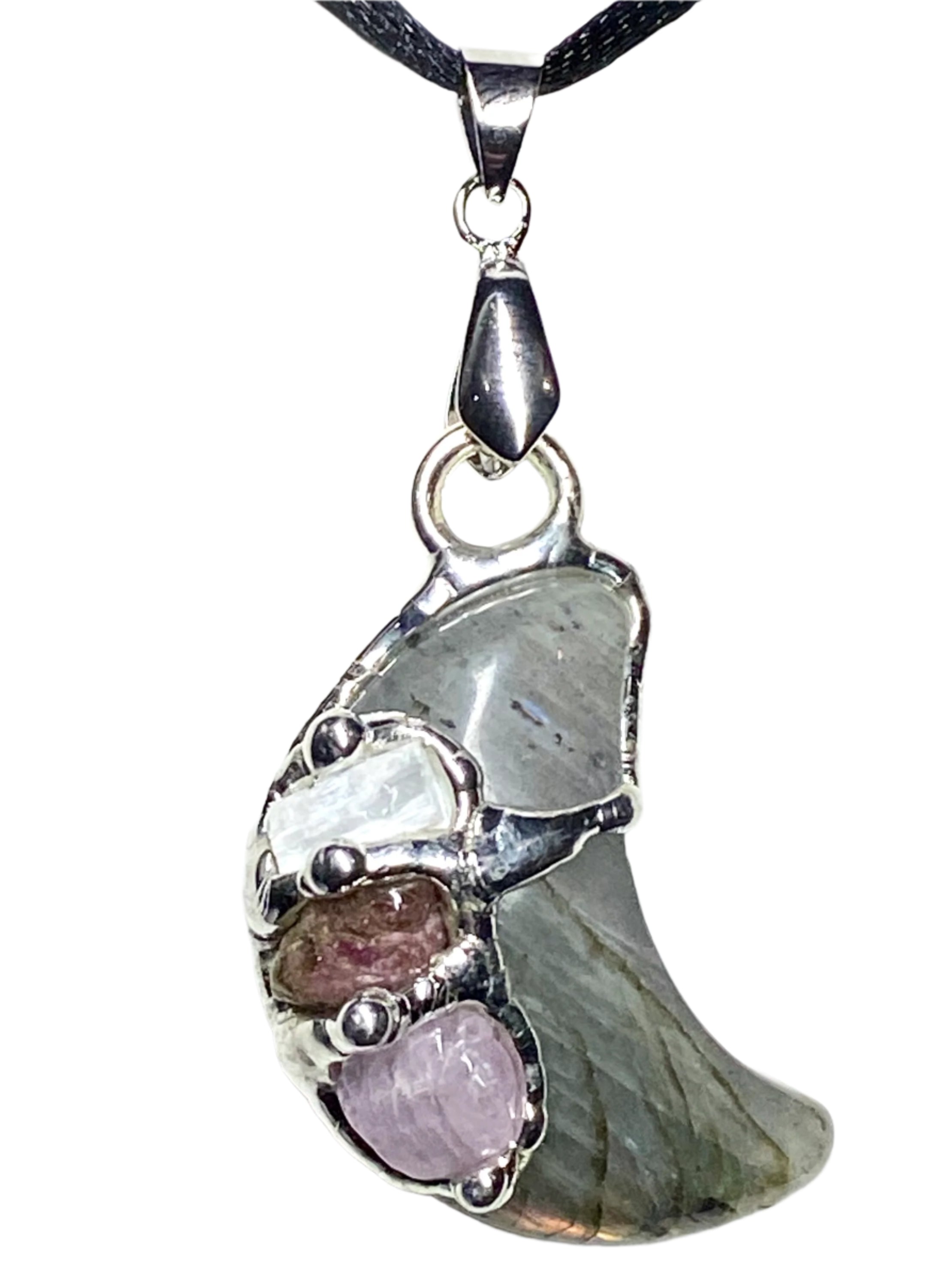 Rainbow Moon Pendant