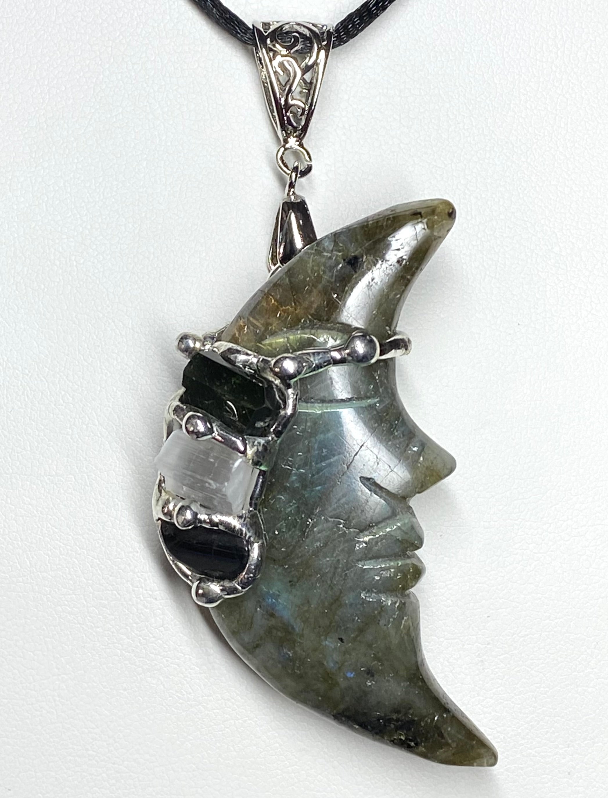 Starseed Large Moon Pendant