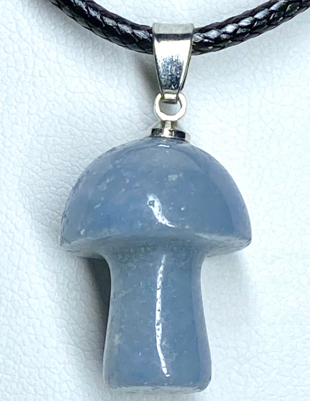 Angelite Mushroom Pendant