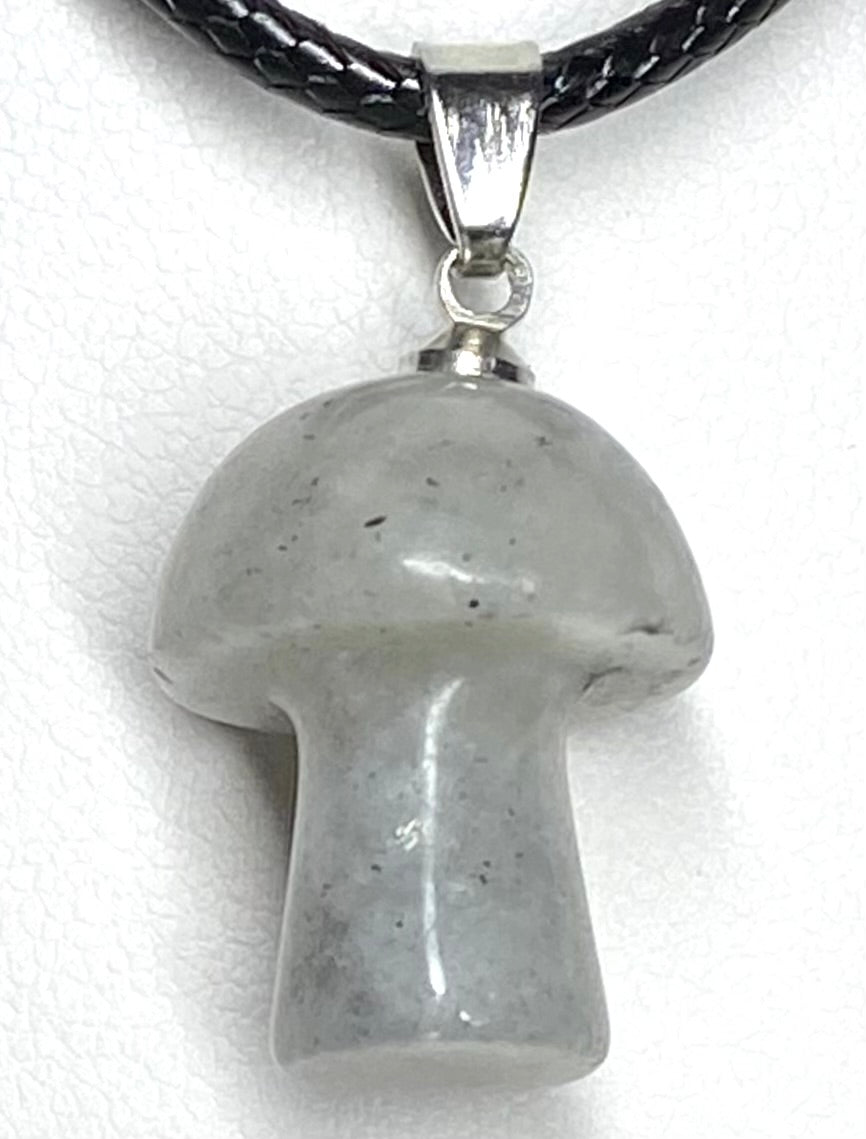 Moonstone Mushroom Pendant