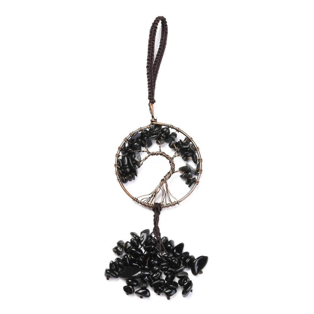 Obsidian Tree Decoration