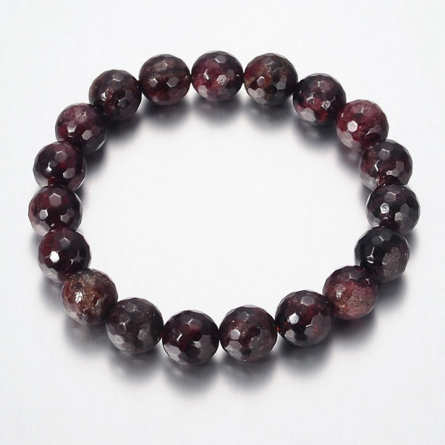 Faceted Garnet Bracelet