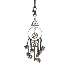 Witch Bell with Keys Charms Decor